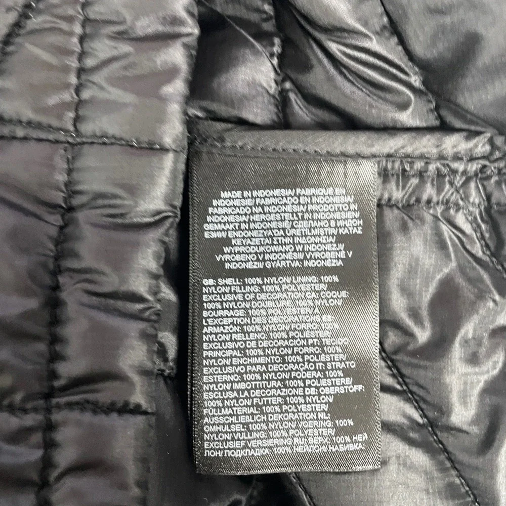 The North Face White Claw ThermoBall Eco Puffer Vest XL Black Gorpcore Outdoor